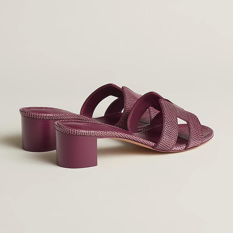 Giày Hermes Oasis Sandal Nữ Tím Violet